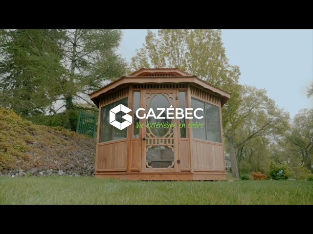 Gazébo en bois de cèdre rouge de l'Ouest dans Mobilier pour terrasse et jardin  à Granby