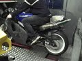 Suzuki RGV 500 on rolling road 120bhp