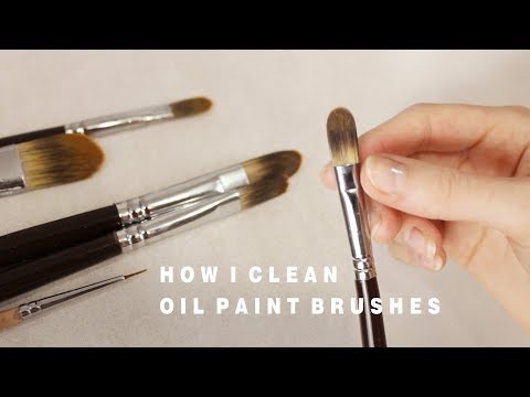 video-linktoworks-HOW I CLEAN OIL PAINT BRUSHES