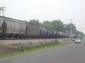 NS 33Q (7-27-07) BNSF GEVO RUNNING WITH NO DITCHLIGHTS.