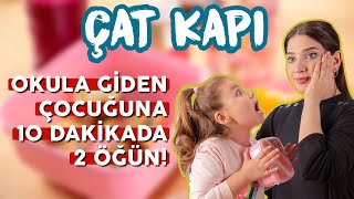 Geç Uyandın! Okula Giden Çocuğuna 10 Dakikada 