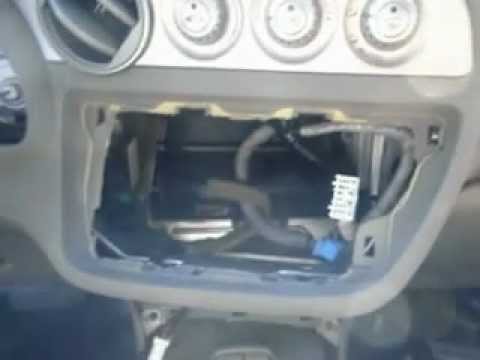 2002 Acura rsx removal of stock radio