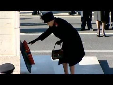 rememberance day - The country fell silent today to remember its war dead at services across the country as the Queen led the nation in honouring the fallen.