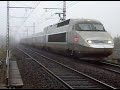 French trains in the fog