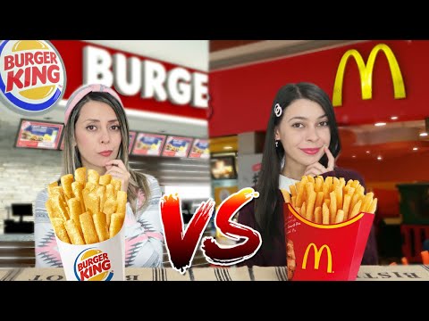 BATALHA DE FAST FOOD | Mc Donald’s Vs Burger King