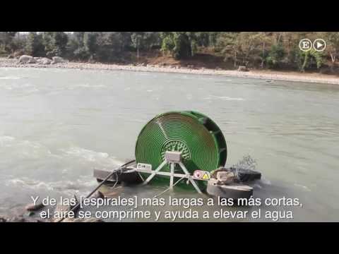 Bomba hidro-propulsada para riego