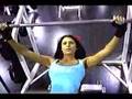 Sexy Veronica working on her upper chest!