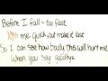 Singalong-Catch Me-Demi Lovato-Lyrics on Screen