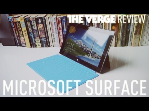 Surface - Joshua Topolsky takes a look at Microsoft's first Windows RT tablet. Read the full review here: http://www.theverge.com/2012/10/23/3540550/microsoft-surface-...