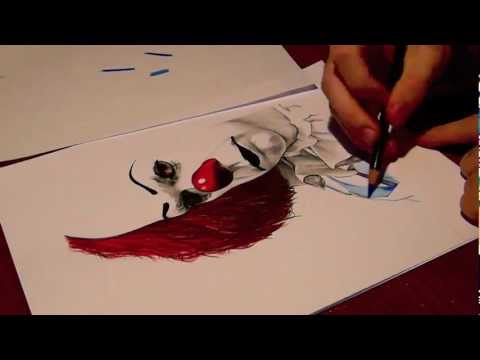 how to draw twisty the clown