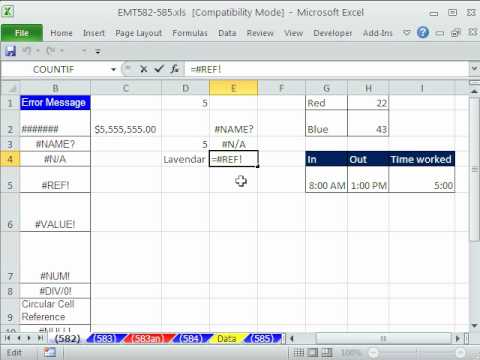 how to get rid of divide by zero error in excel