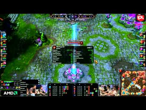 IPL4 - Counter Logic Gaming vs Team SoloMid Game 1 Series 1 from the IPL4 Grand Finals at the Cosmopolitan of Las Vegas! http://www.twitch.tv/ipllol http://www.yout...