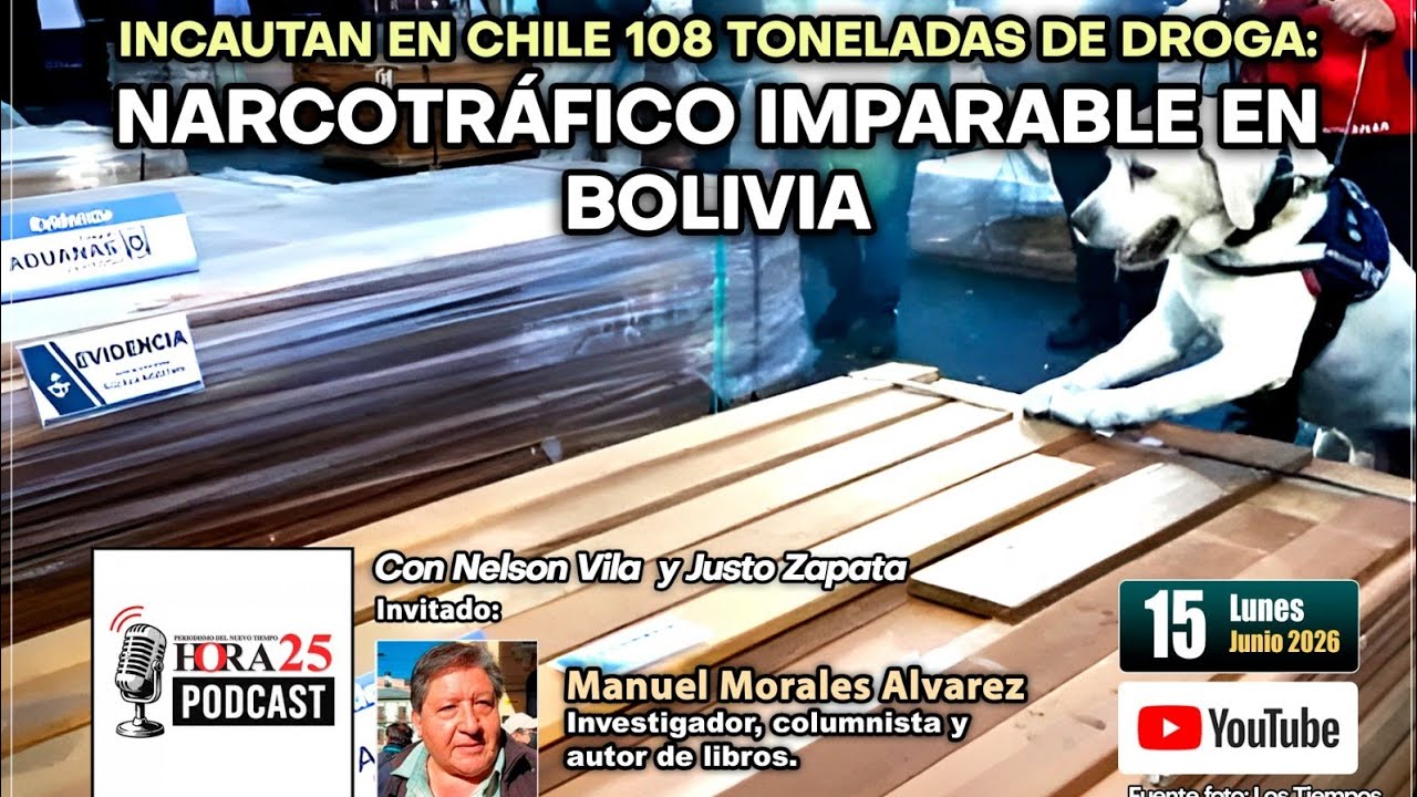 Incautan en Chile 108 toneladas de droga: Narcotráfico imparable en Bolivia 