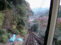 we climbed Mt ooyama by cable car in nov.大山参りケーブルカー