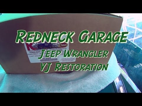 how to adjust yj headlights