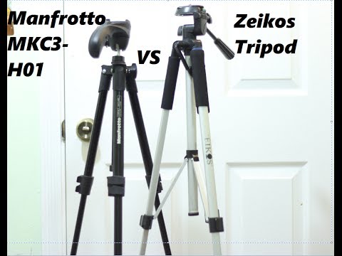 how to attach camera to zeikos tripod