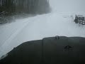 jeep ride in a snowstorm around the lauwersmeer