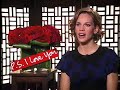 interview with hilary swank to promote her movie, p.s. i love you.