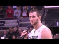 Austin Dufualt honored on men's basketball senior night. This and more available at CUBuffs.com.