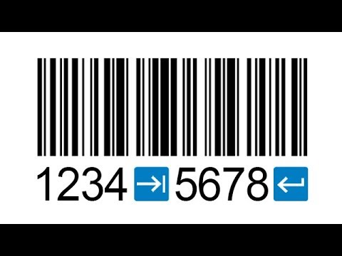 How to Create a Barcode with Control Character like TAB or ENTER