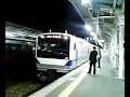 土浦駅を発車するJR東日本・常磐線E531系電車。