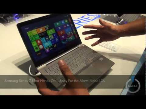 CES 2013 - Samsung Series 7 Ultra Hands On - BWOne.com