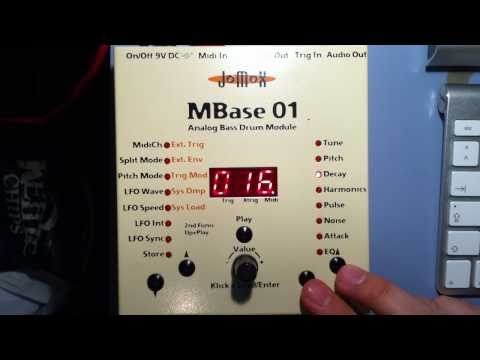 mbase01 - tweaking the MBase... it isn't limited on making lots of different Kick drum-sounds. When you add Harmonics and set the Tune to a low amount, you also get fa...