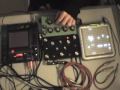 Processing a 7/4 pattern w/ dual analog oscillator Glamour Box (by King Capitol Punishment) used w/ Sleepdrone 5  Tenori-On. Contents: pattern processing, minimal pulses, signal trajectory, glitch, clicks, noise manufacturing, phonocrafting... NB-Routing : - Sleepdrone 5 into Glamour Box mix input — on 1 channel. - Tenori-On sequencing sounds from the Glamour Box (prepared before) — on a 2nd channel. - 2 channels into Korg Kaoss Pad KP3. IF POSSIBLE USE HEADPHONES OR CONNECT YOUR COMPUTER ...