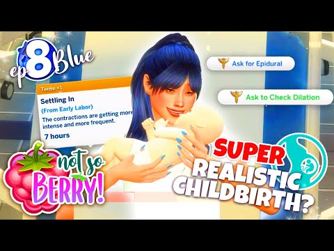 this REALISTIC PREGNANCY mod might be a little too real... 😰  - NOT SO BERRY CHALLENGE! 💙 Blue #8