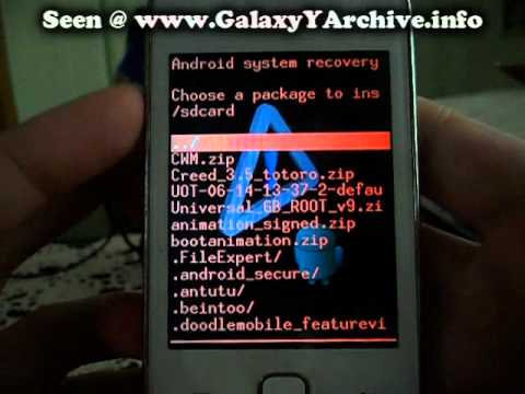 how to obtain root access in galaxy y