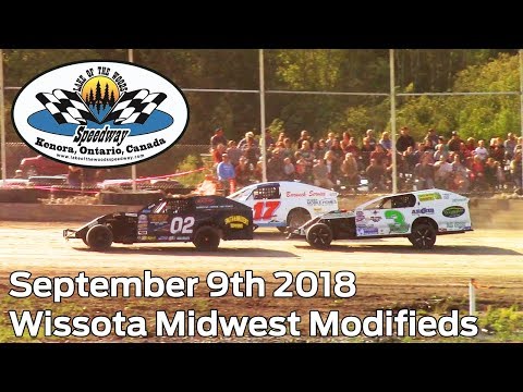 September 9, 2018 WISSOTA Midwest Modifieds Heat and Feature Races