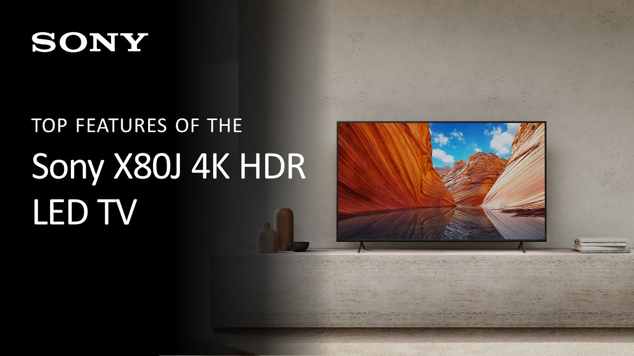 Sony X80J 4K HDR LED with Smart Google TV (2021) | KD-50X80J