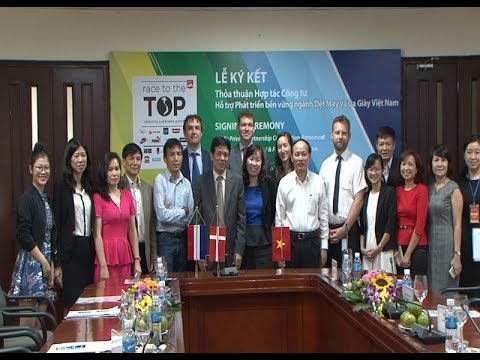 Thỏa thuận Hợp tác Công tư thúc đẩy phát triển bền vững ngành Dệt may và Da giày Việt Nam 