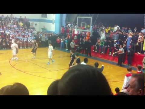 Father Judge vs. Archbishop Ryan High School Basketball Game and Fight - January 2013 Silent Night