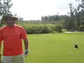 Another tough tee-off at Le Touessrok Golf Course