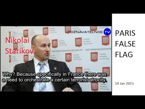 Paris false flag. Nikolai Starikov