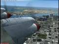 FSX Lockheed Electra L-188 arriving KSAN