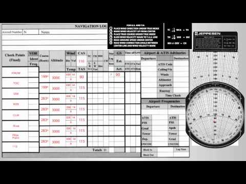 how to fill out a vfr navigation log
