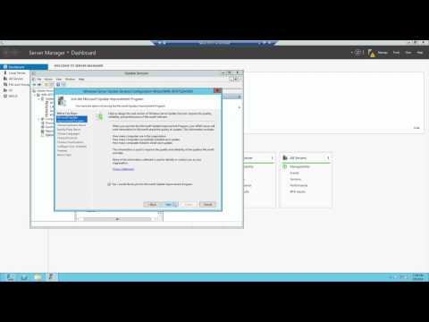 how to enable wsus in server 2012