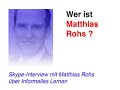 matthias rohs �ber informelles lernen, skype-interview mit dem schweizer experten f�r die scope_08 - the future of learning conference