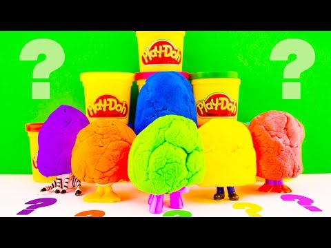Disney Mario Play Doh Toy Surprise Game! Guess My Little Pony Toy Story Madagascar Kinder Surprise