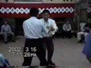 master taiji(liao bai) from taiwan vs master chen style taiji (chen xiao wang) from chen village.
 
the tui shou was already set, cxw was informed and knew the challenge by chen-village elder chen jingwu before he came to taiwan. and he was willing to take it. (that was another story.)

that day in taiwan, cxw went to zuoying shaolin wuguan with zhao fulin and chen jingwu. zhao was the host and he invited several local cma celebrities in kaohsiung. besides, owner of the remarkable cma bookstore - lionbooks(wuxue shuguan), mr. liu was also there.