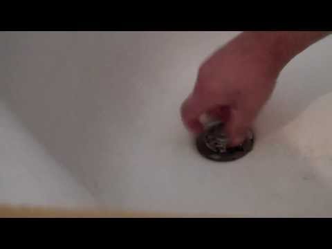 how to unclog standing water in tub
