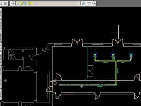 how to draw hvac drawings in autocad