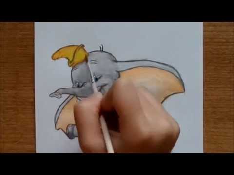 how to draw dumbo