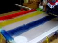 Painting stripes that bleed