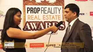 PROPREALITY REAL ESTATE AWARD SHOW:- An Interview of MR. RAJENDRA MIRASHIE(PRESIDENT - FIN.DHFL)