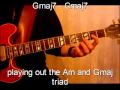 Autumn Leaves jazz guitar improvisation (3) with scale explanations