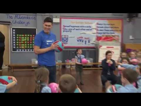 Gareth Barry Grilled By Four-Year-Olds!