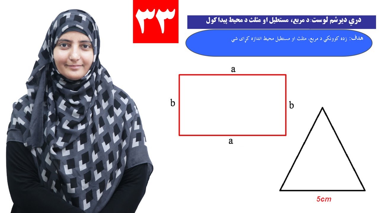 Class 3 - Math | Finding the perimeter of a square-rectangle and triangle - Lesson 33